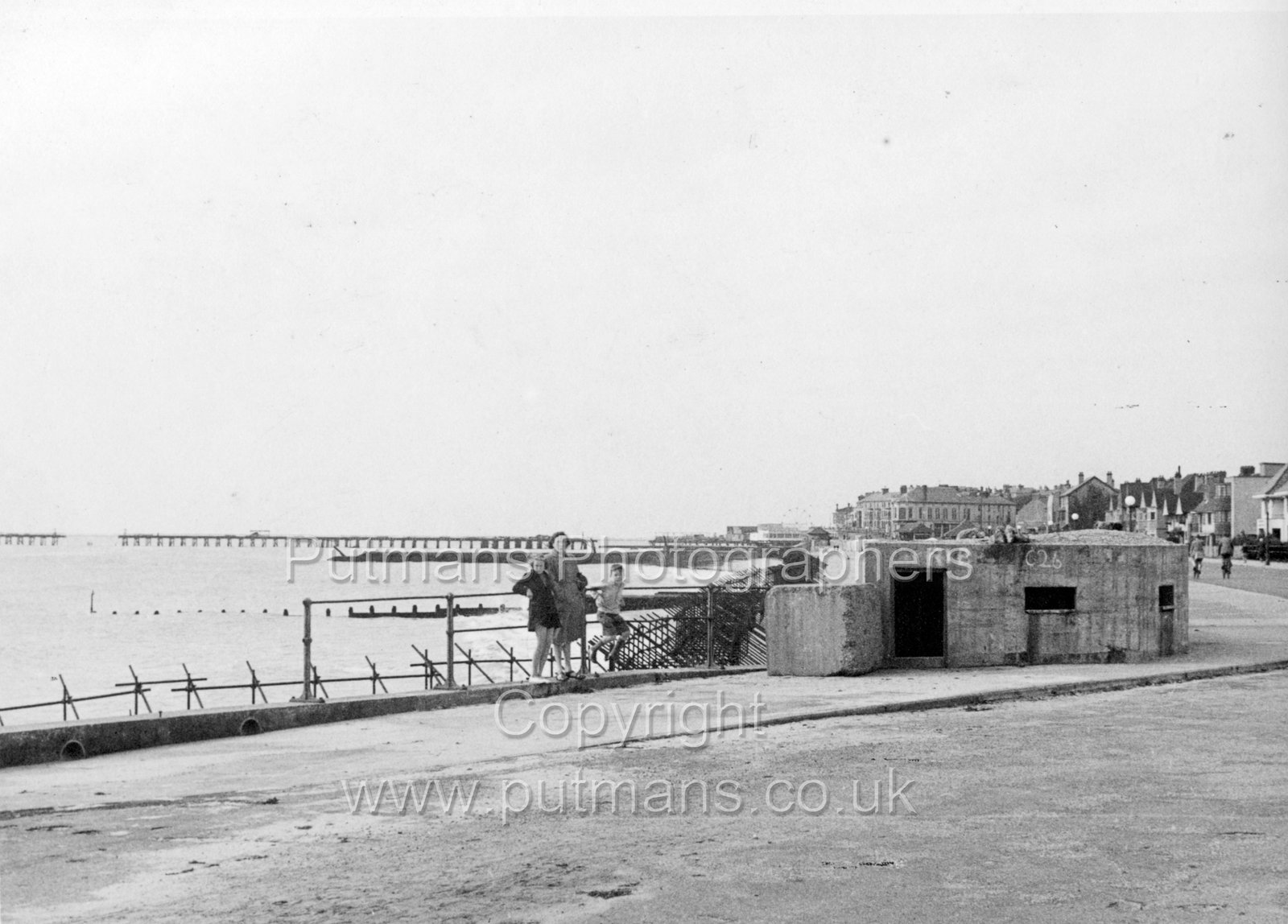 Ref 3046 Pillbox at White Lodge & Wartime Beach Defences 1945