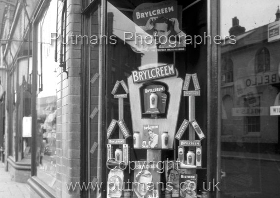 Ref 2789 Owen Bull Hairdresser Brylcreem Window Display
