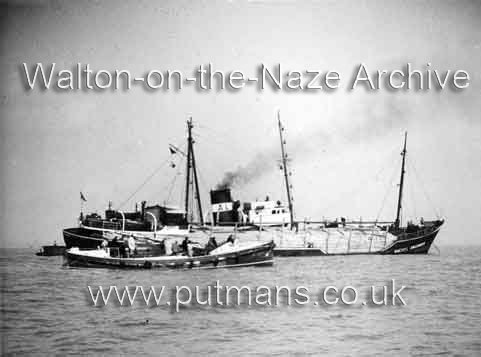 Ref 1822 Michel Svenden 1952 rescue byWalton Lifeboat