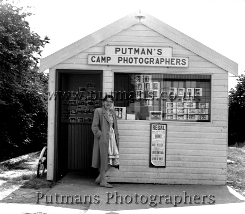 The Putmans photographers hut at a Walton holiday camp